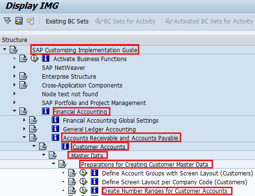 How to Create Number Ranges for Customer Accounts