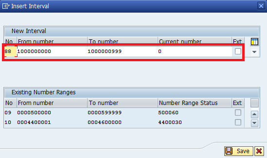 How to Create Number Ranges for Vendor Accounts