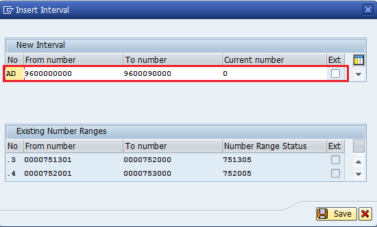 How to Create Number Ranges for Customer Accounts