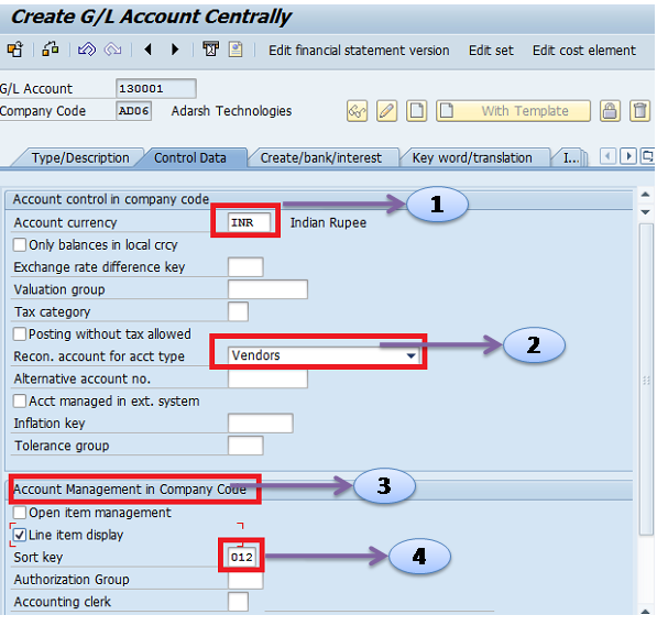 How to Create Sundry Creditors GL Account