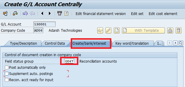 How to Create Sundry Creditors GL Account