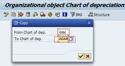Copy Reference Chart of Depreciation | Depreciation Areas