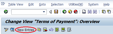 Maintain terms of payment SAP
