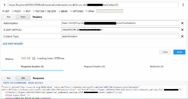 SuccessFactors(SFSF) Extension with HANA Cloud Platform - Mobile Services