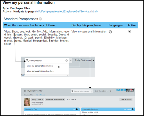 SuccessFactors Action Search: Going the Google way …