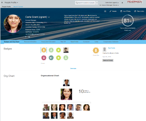 People Profile in SuccessFactors