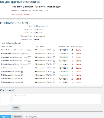 About to start EC Time Sheet Implementation? consider below key points