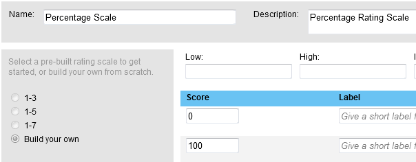 SuccessFactors PM/GM: Making multiple Rating scales converge
