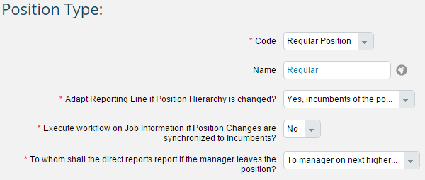 The SuccessFactors Employee Central Position Management feature