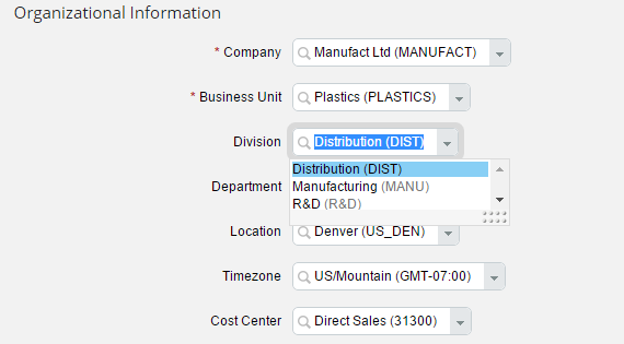 The SuccessFactors Employee Central Organization Structure