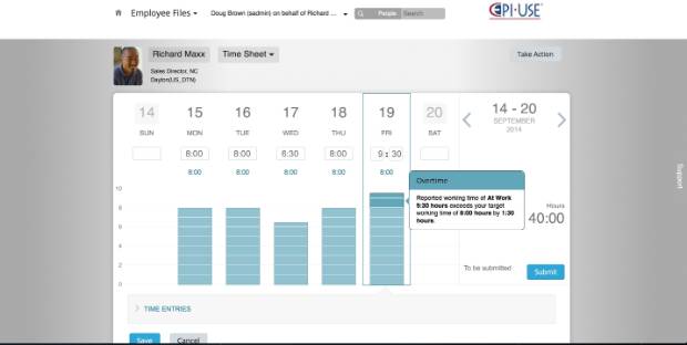 SuccessFactors Employee Central Payroll Time Sheet 1408 - Demo
