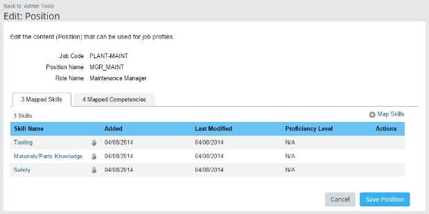 The SuccessFactors Employee Central Position Management feature