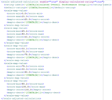 SuccessFactors PM/GM: Making multiple Rating scales converge