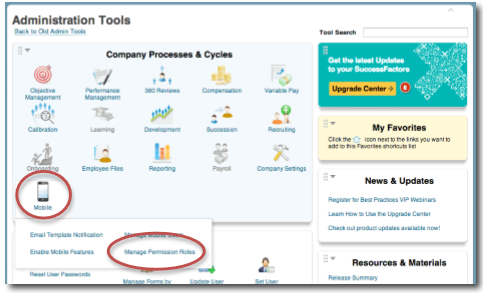 Configuring Mobile Application for Success Factors Recruitment Management