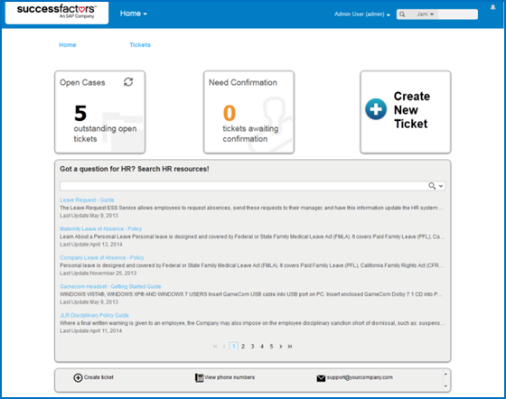 SuccessFactors- 1408 Release-Employee Central Service Center – this is not your parent’s helpdesk