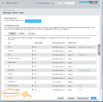 Enhancing SuccessFactors Employee Central v12 Home Page - to HCP or not?
