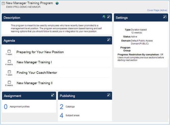 The New 'Programs' in SuccessFactors Learning (b1405)