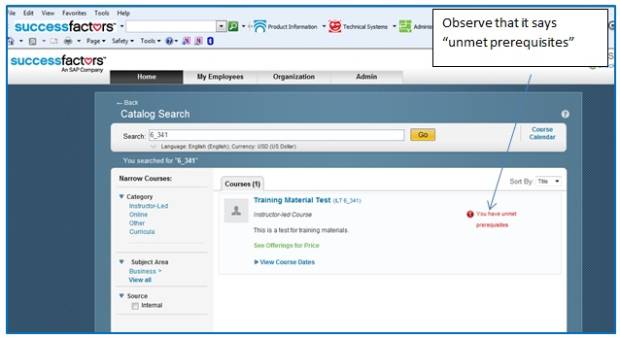 Configuring And/Or Prerequisites in SuccessFactors Learning Posted by Raja Kishore Jogam in