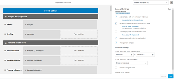People Profile in SuccessFactors