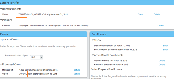 SuccessFactors Employee Central Global Benefits