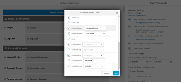 People Profile in SuccessFactors