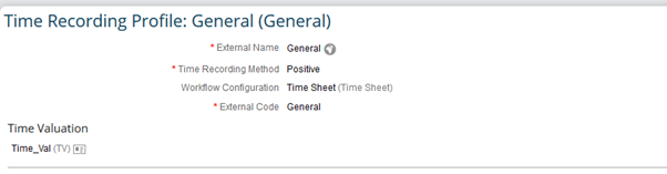 SuccessFactors Employee Central Time Sheet and Time Valuation