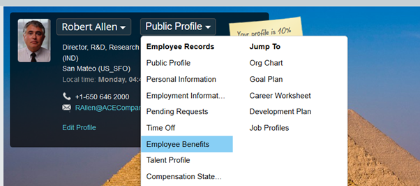 SuccessFactors Employee Central Global Benefits
