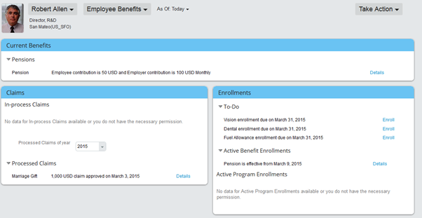 SuccessFactors Employee Central Global Benefits