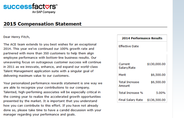 SuccessFactors Employee Central and Compensation Integration