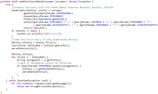 Consuming Employee Central OData Services with the Java OData4j library