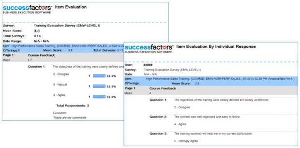 High-Performance Training Evaluation with SuccessFactors Learning