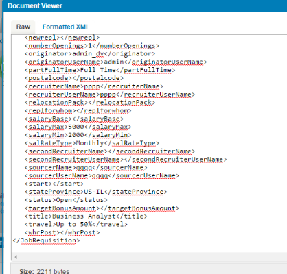 Using Boomi to update fields in Job Requisition