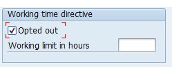 The European Working Time Directive in SAP Time Management and SuccessFactors EC Timesheet