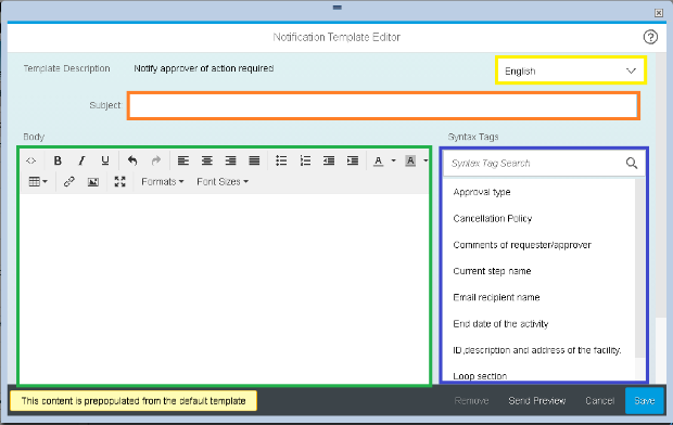 LMS Notification Editor