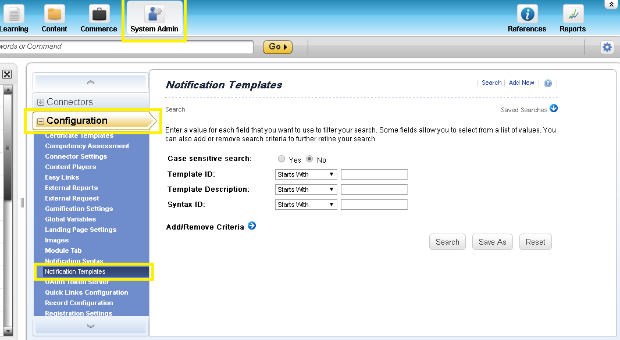 LMS Notification Editor