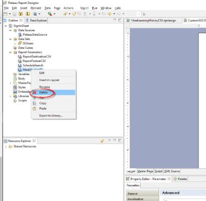 Accomplishing Common Reporting Tasks with Plateau Report Designer (Custom Scheduled Offering Report) - Part 2
