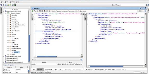 Connecting Successfactors APIs Using SOAP UI