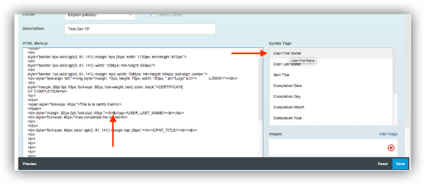 "New" Feature - Certificate of Completion Editor (Overview)