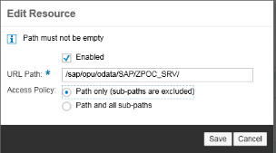 Using SAP HCI OData Adapter with SAP HANA Cloud Connector