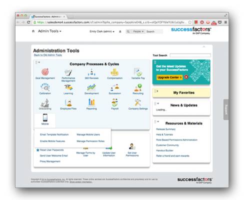 SuccessFactors Q1 2014 Release: SuccessFactors Mobile