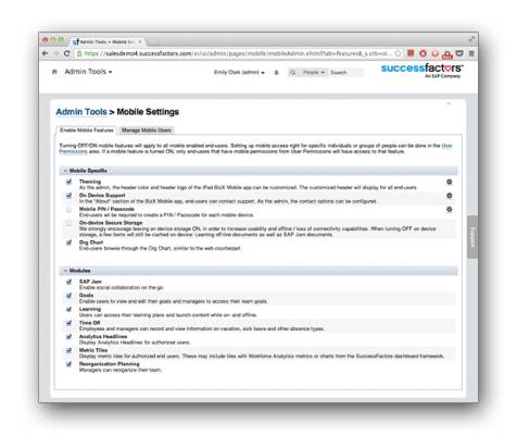 SuccessFactors Q1 2014 Release: SuccessFactors Mobile