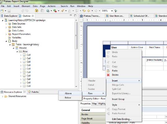 An approach for fixing delimiter issues in LMS CSV reports using Plateau Report Designer