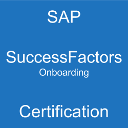 SAP SF ONB Certification, C_THR91_1811