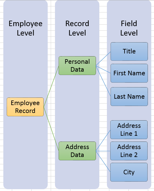 SuccessFactors API data extraction levels: employee, record, and field-level breakdown with examples