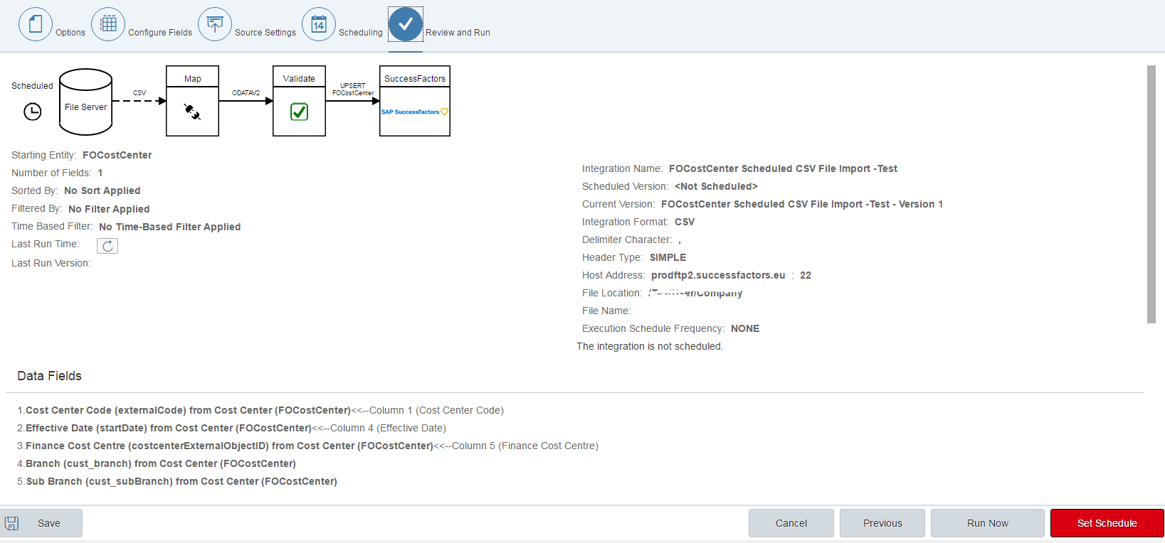 SAP SuccessFactors Employee Central, SAP Cloud Platform Integration for data services