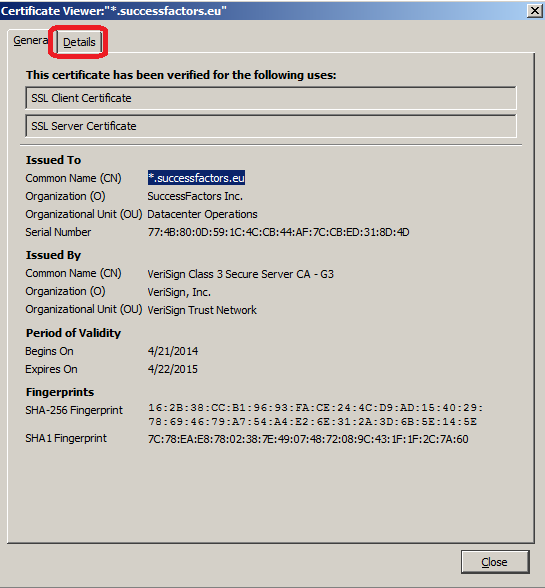 SAP Data Services, SuccessFactors
