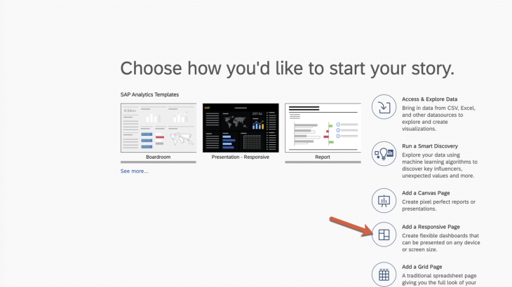 SAP Analytics Cloud, SAP Cloud Platform, SAP HANA