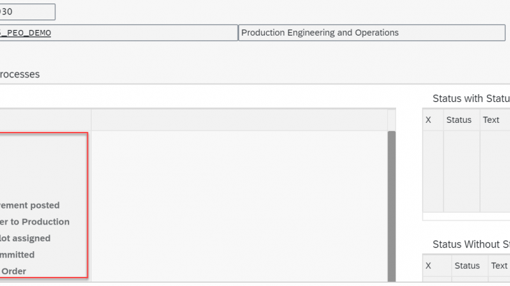 MAN Production Planning (PP), MM (Materials Management), PLM Project System (PS)