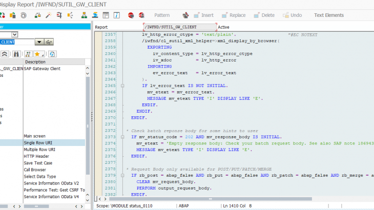 NW ABAP Gateway (OData), SAP Fiori, SAP HANA, SAPUI5