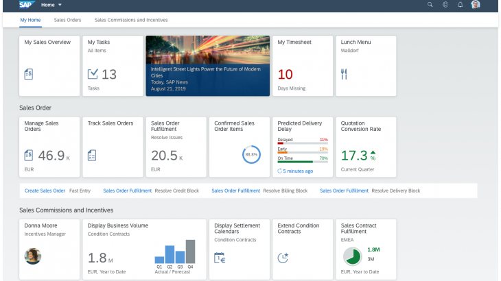 SAP S/4HANA, SAP Fiori, SAP HANA, SAP S/4HANA Finance